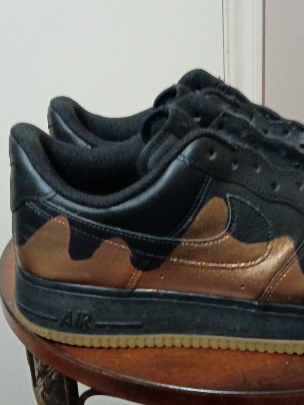 Nike Air Force 1 Low '07 Mens Size 11 Lifestyle Shoes Black Gum 2022 DZ4404-001 - Picture 3 of 13